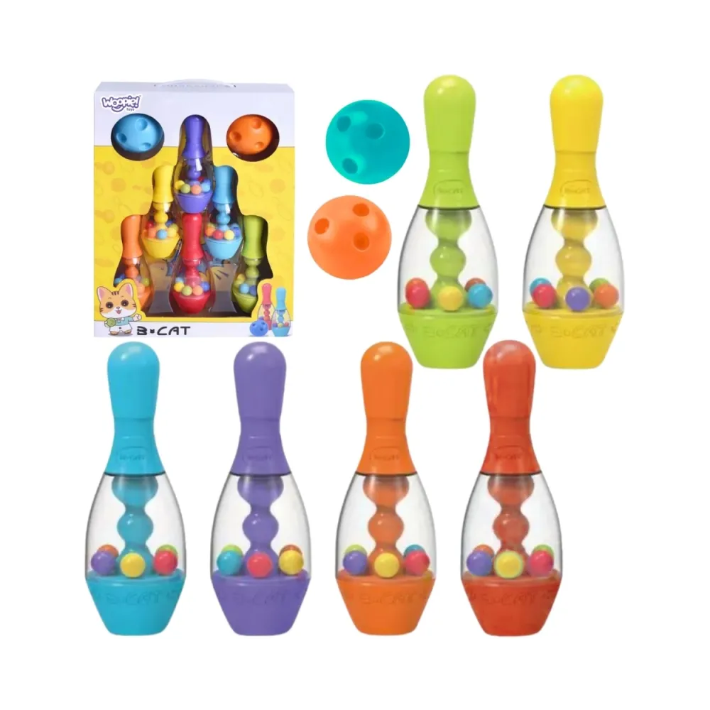 WOOPIE Kolorowe Kręgle Dla Dzieci 8 el.