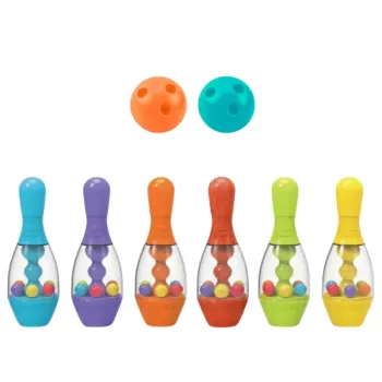 WOOPIE Kolorowe Kręgle Dla Dzieci 8 el.