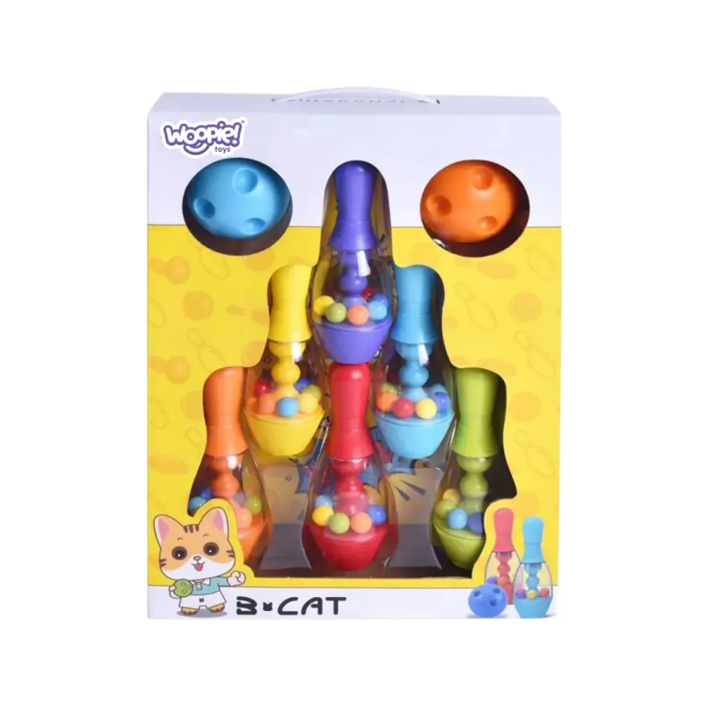 WOOPIE Kolorowe Kręgle Dla Dzieci 8 el.