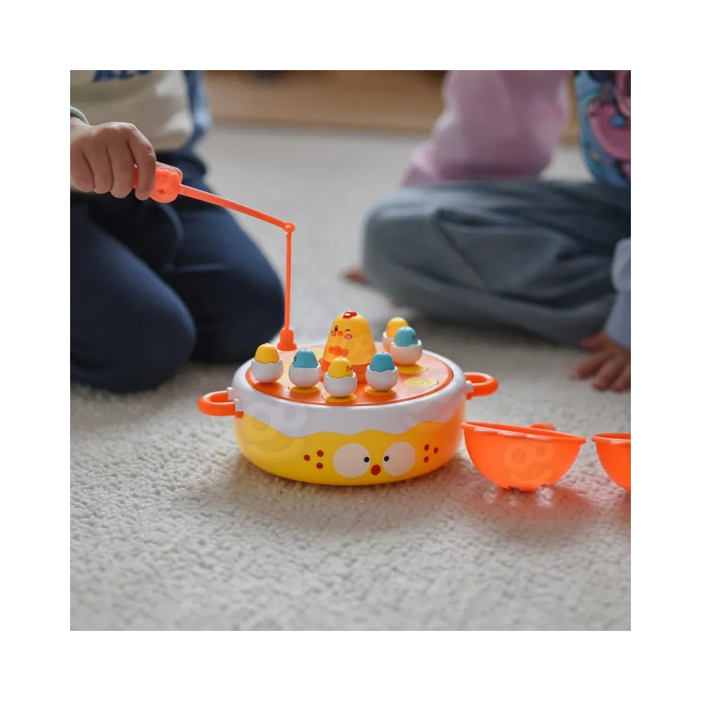 WOOPIE Gra Zręcznościowa Łowienie Kurczaczków 4w1 Katapulta