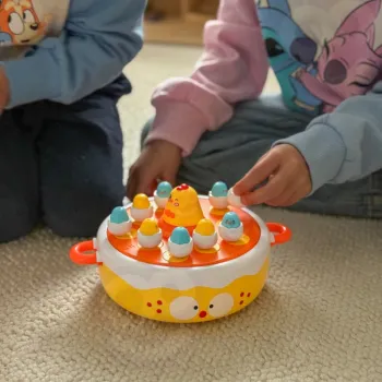 WOOPIE Gra Zręcznościowa Łowienie Kurczaczków 4w1 Katapulta