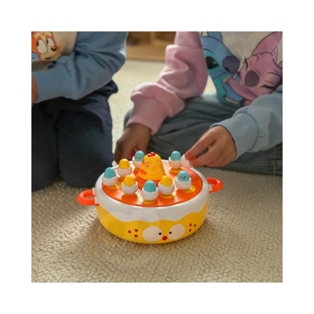 WOOPIE Gra Zręcznościowa Łowienie Kurczaczków 4w1 Katapulta