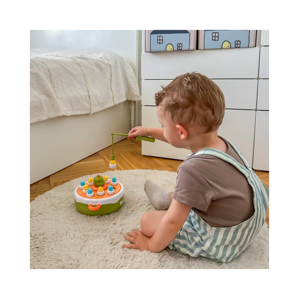 WOOPIE Gra Zręcznościowa Łowienie Dinozaurów 4w1 Katapulta