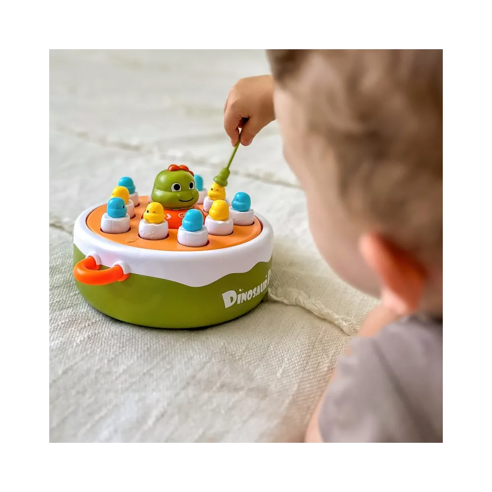 WOOPIE Gra Zręcznościowa Łowienie Dinozaurów 4w1 Katapulta