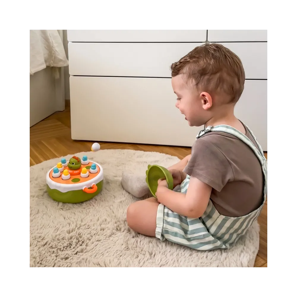 WOOPIE Gra Zręcznościowa Łowienie Dinozaurów 4w1 Katapulta