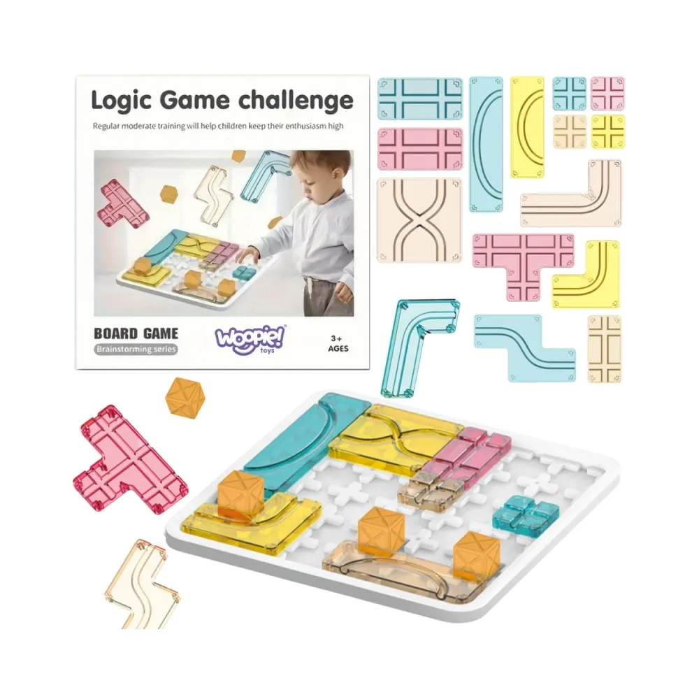 WOOPIE Gra Planszowa Logiczna Kreatywna Układanka Przestrzenna