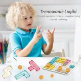 WOOPIE Gra Planszowa Logiczna Kreatywna Układanka Przestrzenna