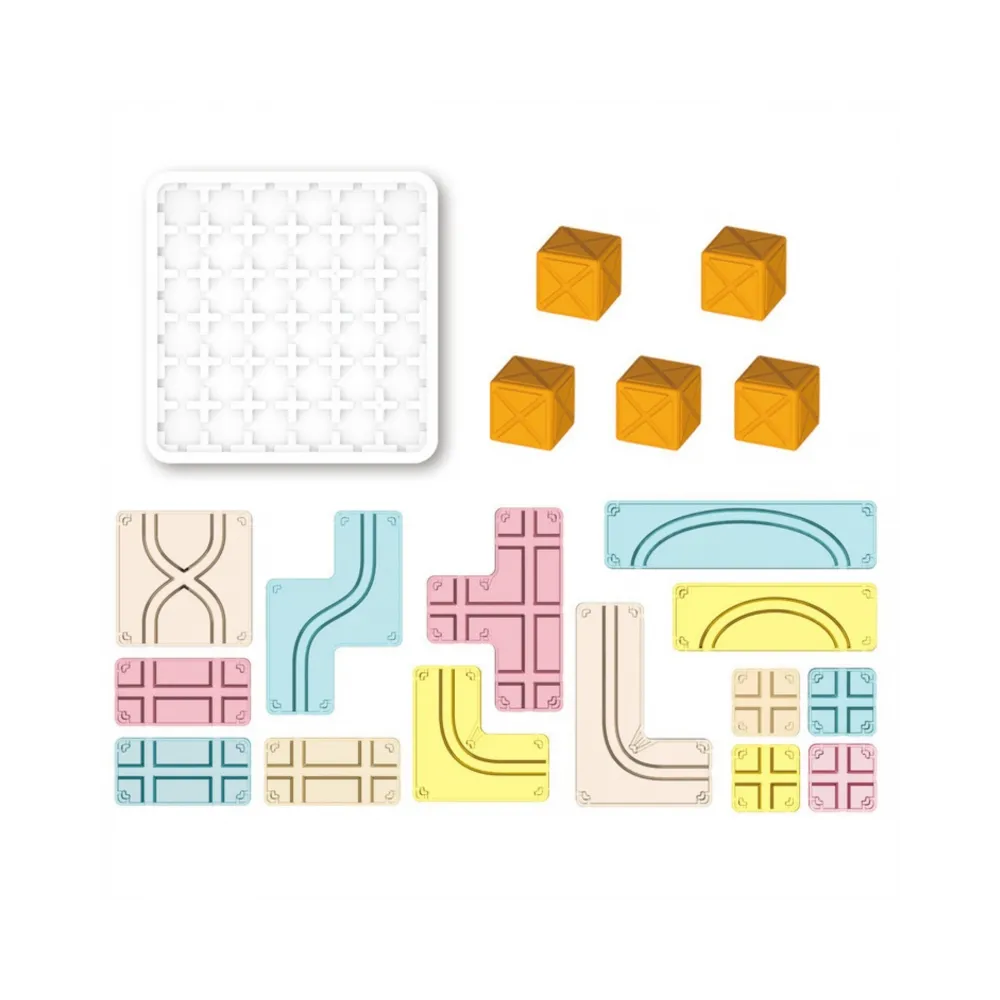 WOOPIE Gra Planszowa Logiczna Kreatywna Układanka Przestrzenna