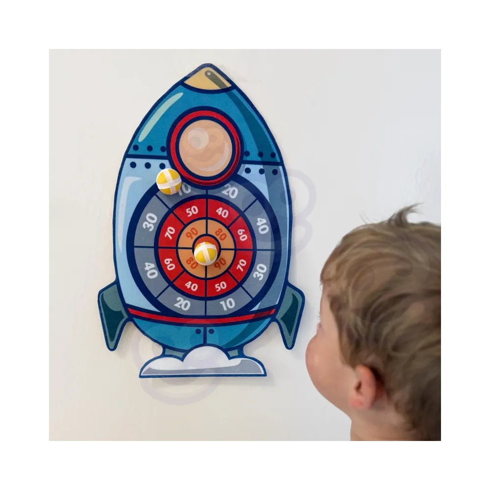 WOOPIE Gra Zręcznościowa w Rzutki na Rzepy Tarcza Rakieta