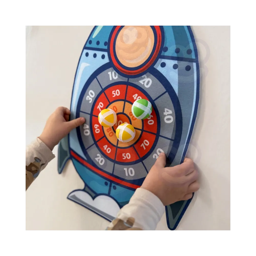 WOOPIE Gra Zręcznościowa w Rzutki na Rzepy Tarcza Rakieta