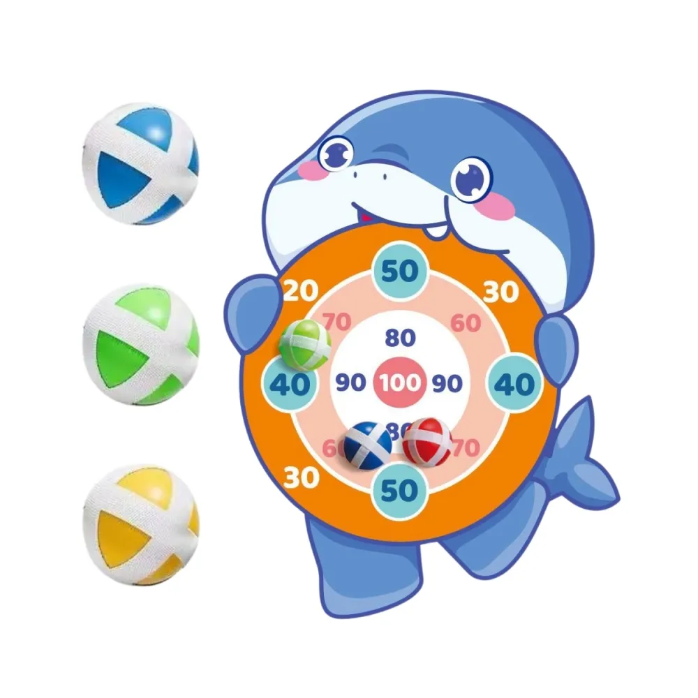 WOOPIE Gra Zręcznościowa w Rzutki na Rzepy Tarcza Rekin