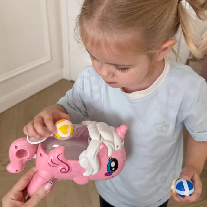 Wyrzutnia dla dzieci rozwijająca celność i koordynację