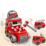 WOOPIE Gra Zręcznościowa Uderz Młotkiem Wbijak Straż Pożarna z Akcesoriami