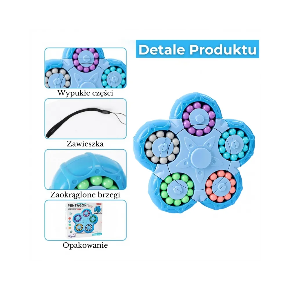 WOOPIE Gra Obrotowa Łamigłówka Antystresowa