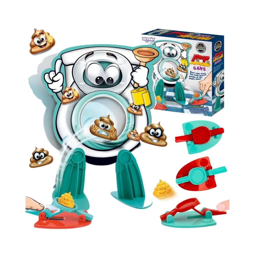 WOOPIE Gra Zręcznościowa Rodzinna Strzał Kupa do Sedesu