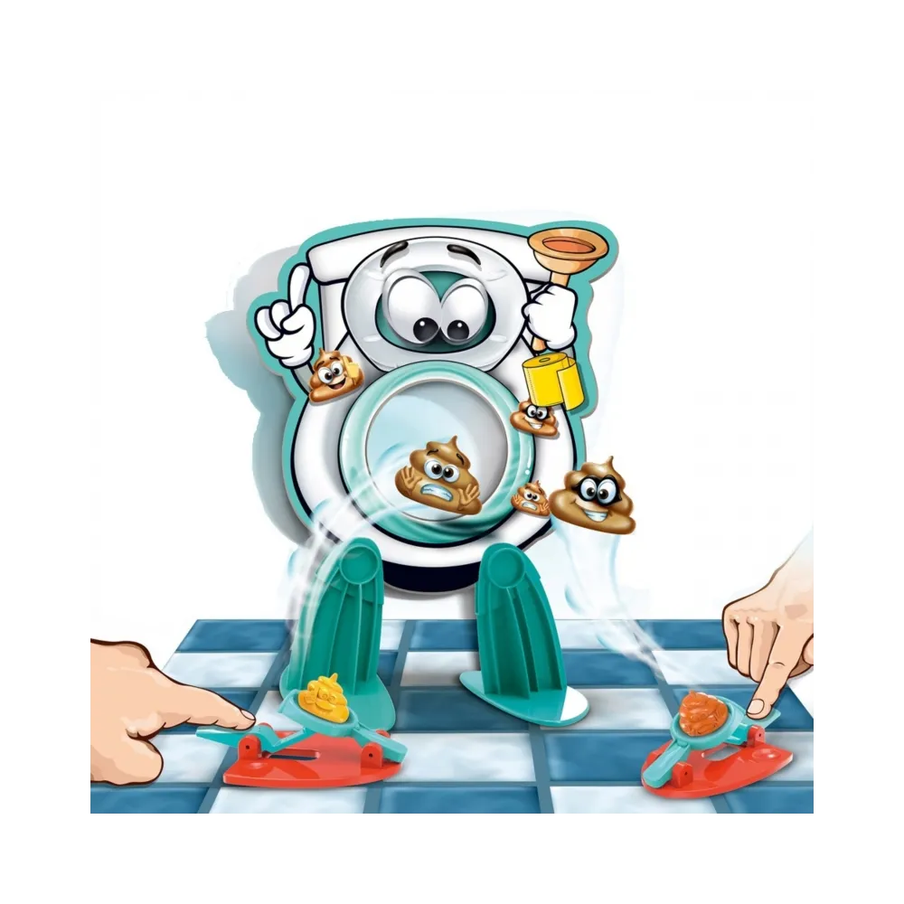 WOOPIE Gra Zręcznościowa Rodzinna Strzał Kupa do Sedesu