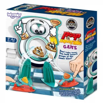 WOOPIE Gra Zręcznościowa Rodzinna Strzał Kupa do Sedesu