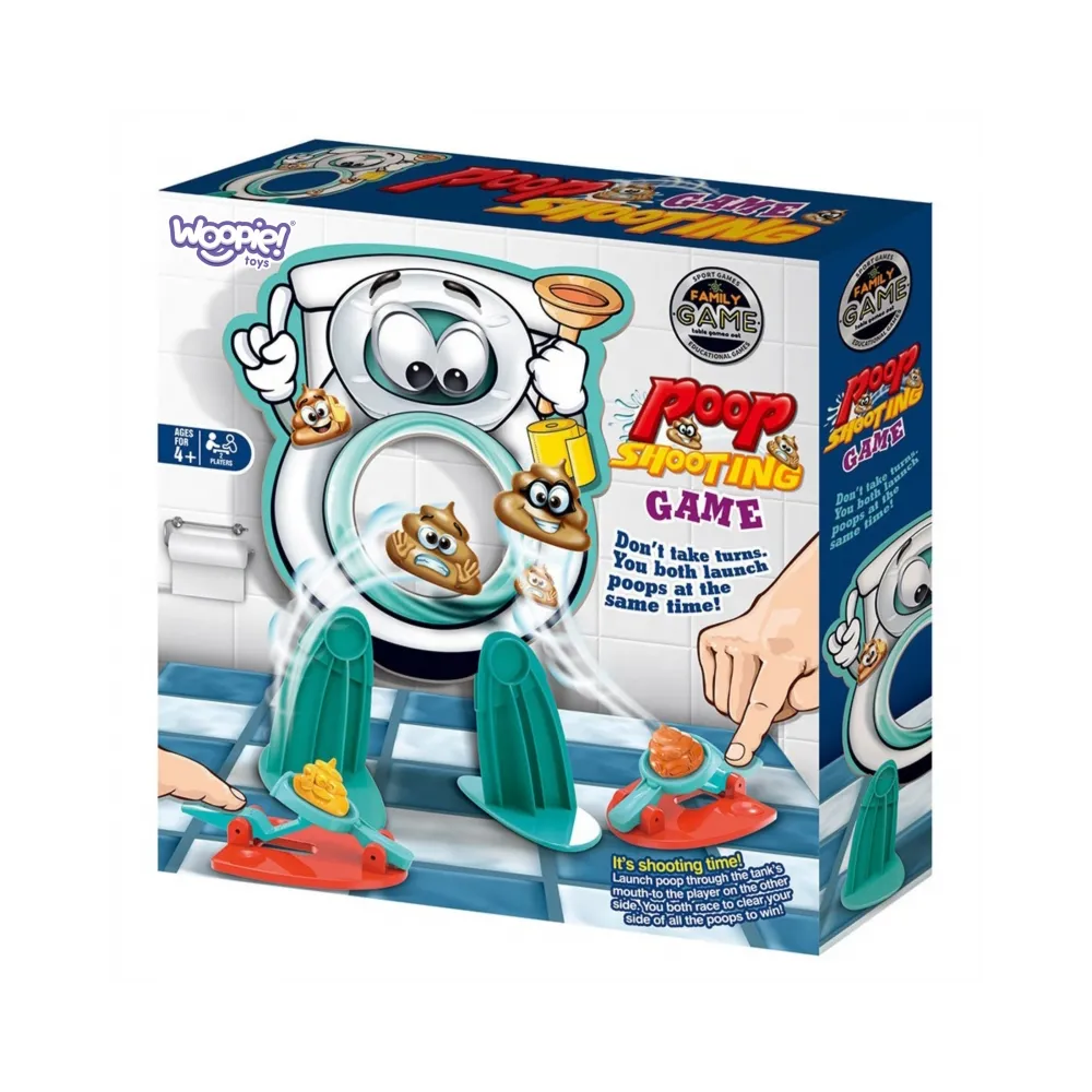 WOOPIE Gra Zręcznościowa Rodzinna Strzał Kupa do Sedesu