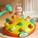 WOOPIE BABY Interaktywna Gra Zręcznościowa Wbij Marchewke Edukacyjna Uderz Młotkiem w Kreta