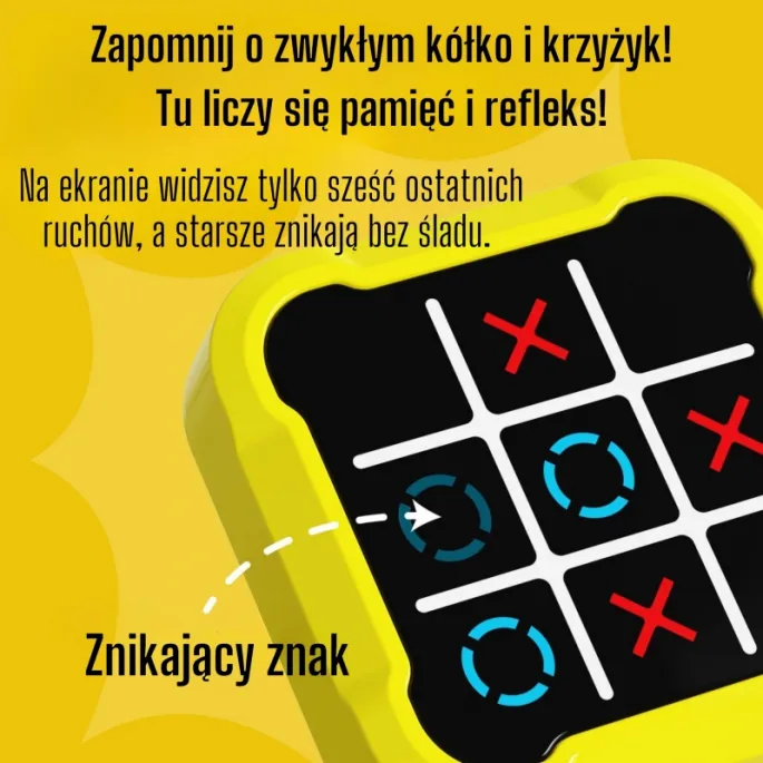 Innowacyjna gra Woopie w kółko i krzyżyk