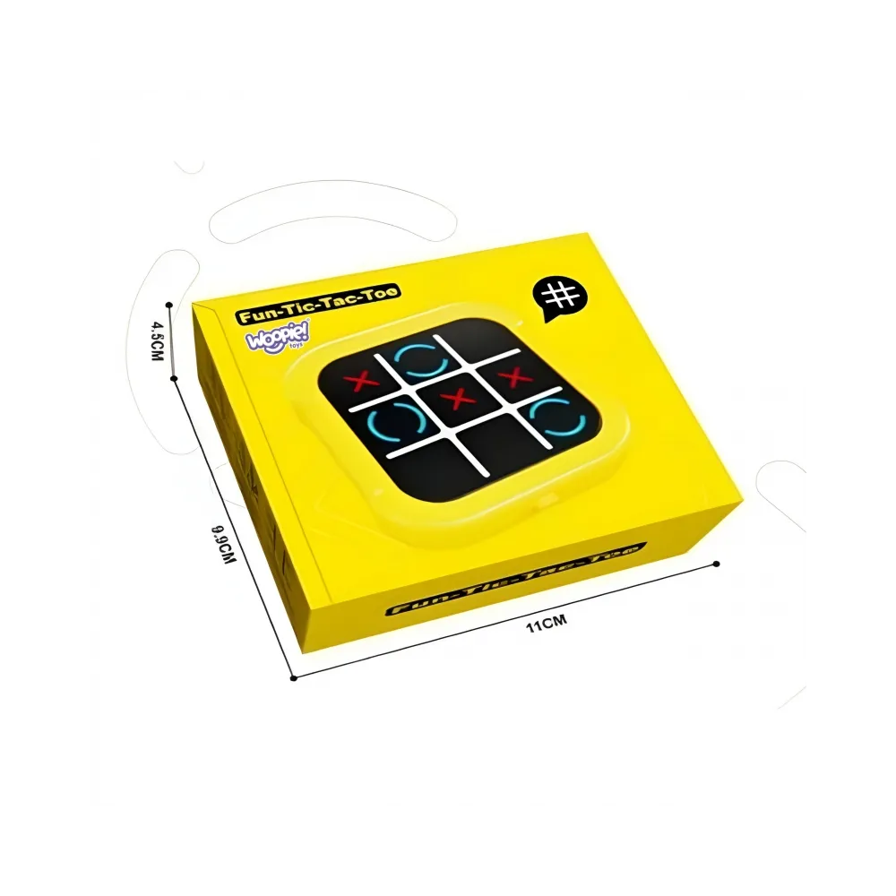 WOOPIE Gra Elektroniczna Kółko i Krzyżyk Logiczna Edukacyjna 4w1
