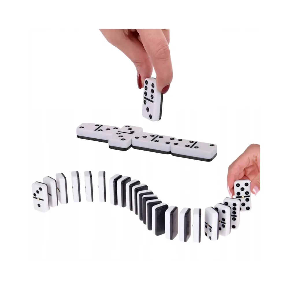 WOOPIE Domino Klasyczna Gra Logiczna 28 Kostek