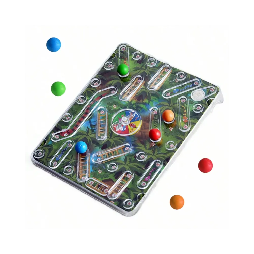 WOOPIE Klasyczna Gra Rodzinna Węże i Drabiny 3D