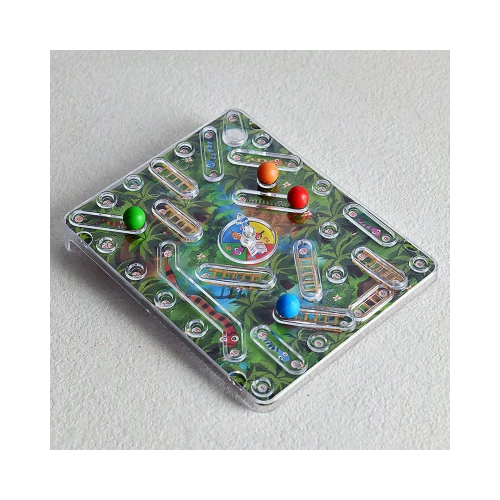 WOOPIE Klasyczna Gra Rodzinna Węże i Drabiny 3D