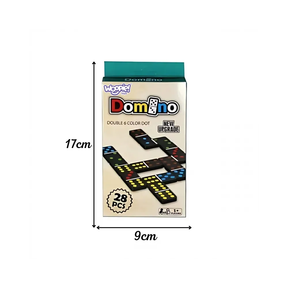 WOOPIE Domino Gra Logiczna Rodzinna 28 Klocków