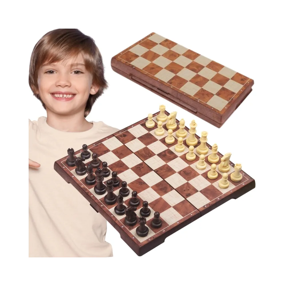 WOOPIE Szachy Warcaby Magnetyczne 2w1