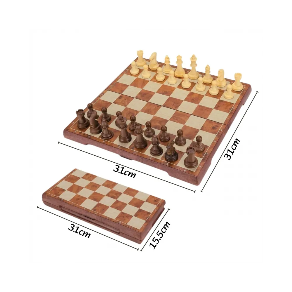 WOOPIE Szachy Warcaby Magnetyczne 2w1