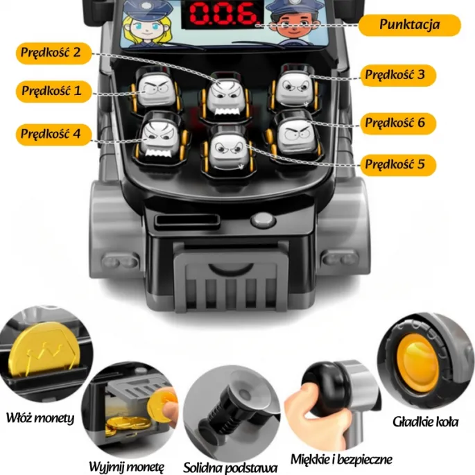 Dwa poziomy trudności, które rozwijają umiejętności dziecka.