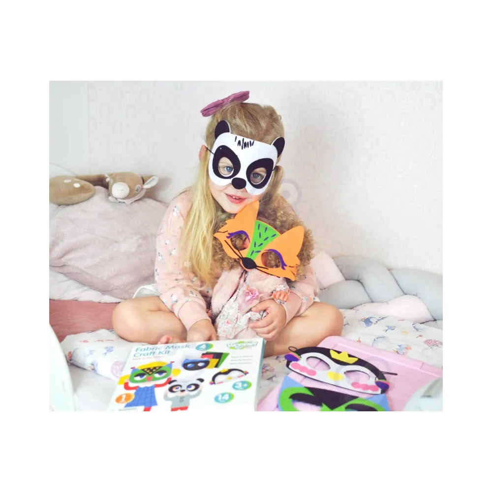 WOOPIE ART&FUN Zestaw Kreatywny Maski Filcowe Zrób to Sam 4 szt.