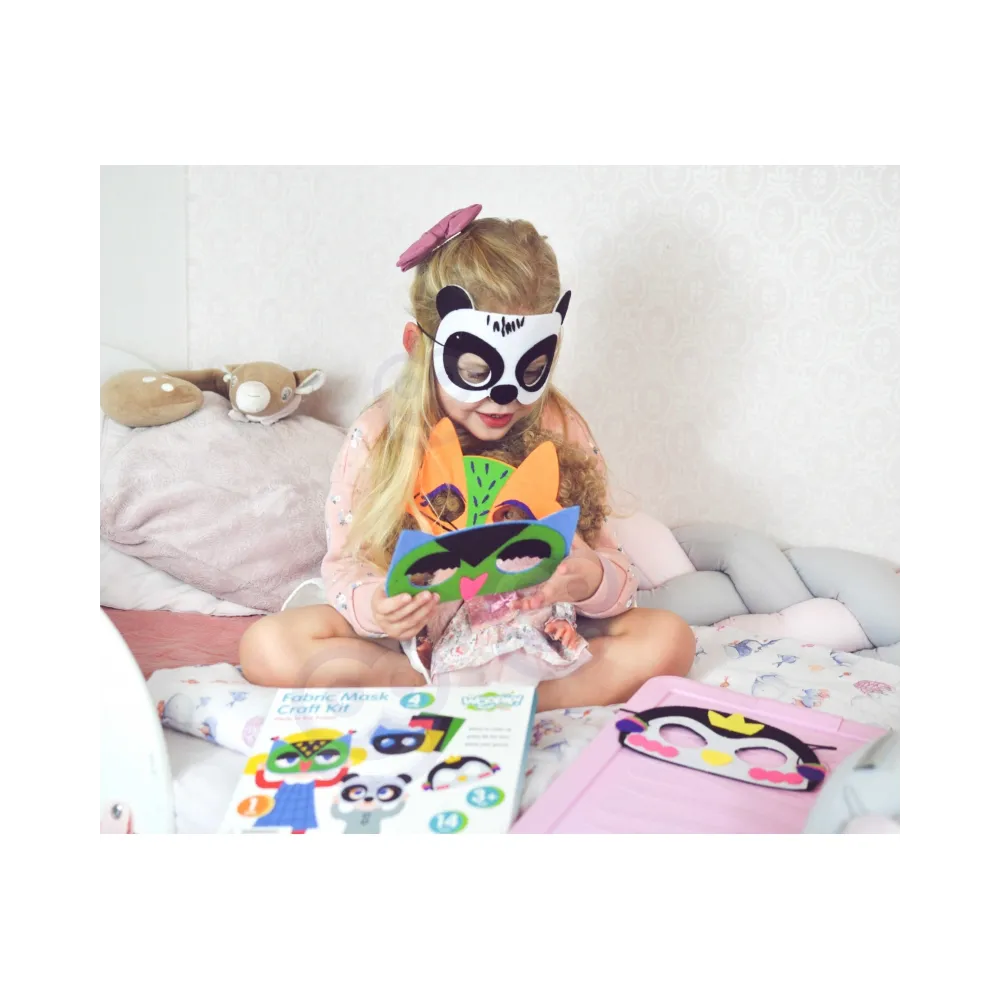 WOOPIE ART&FUN Zestaw Kreatywny Maski Filcowe Zrób to Sam 4 szt.