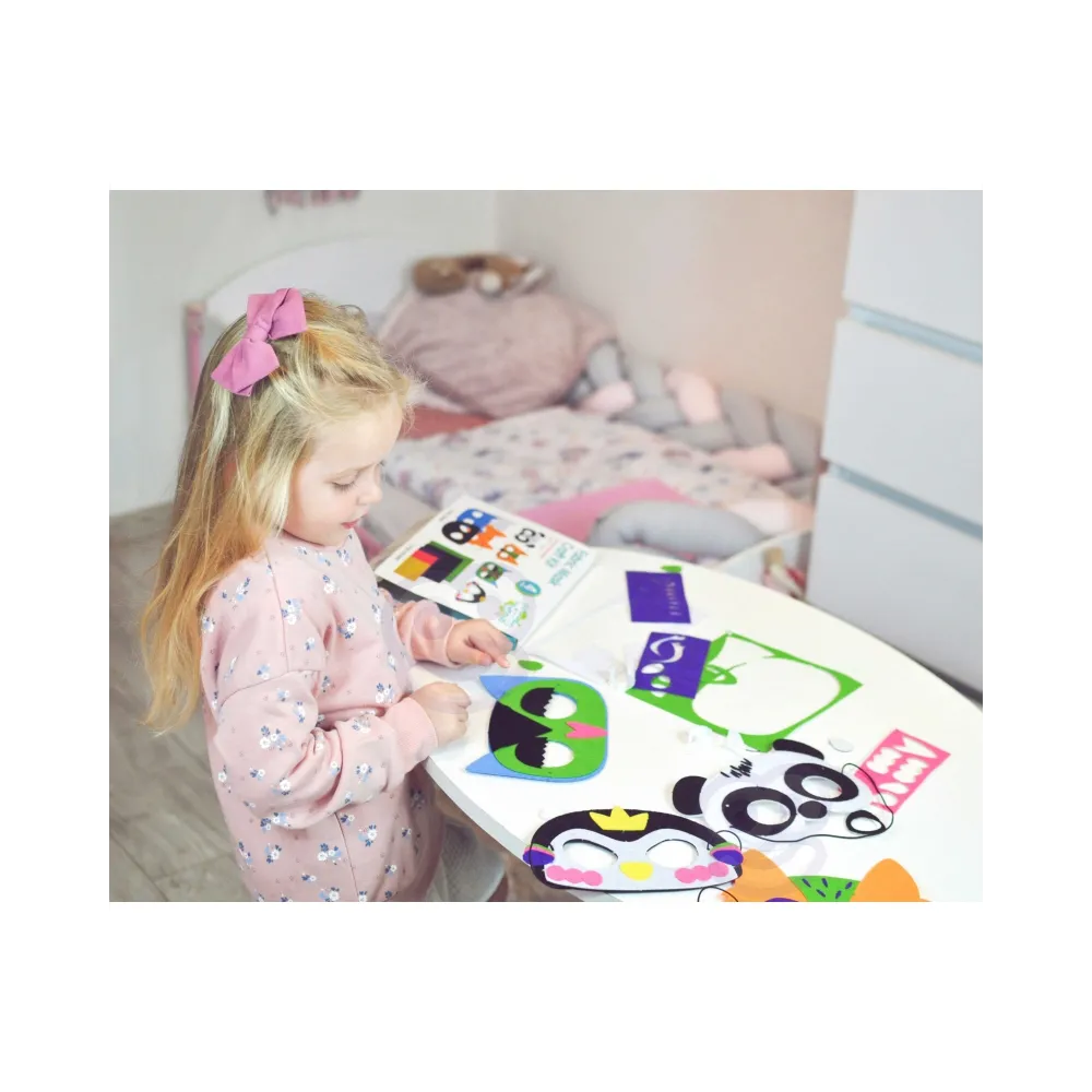 WOOPIE ART&FUN Zestaw Kreatywny Maski Filcowe Zrób to Sam 4 szt.