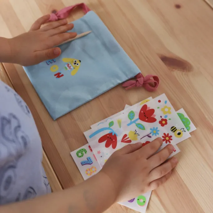 Zestaw naklejek do personalizacji torebki