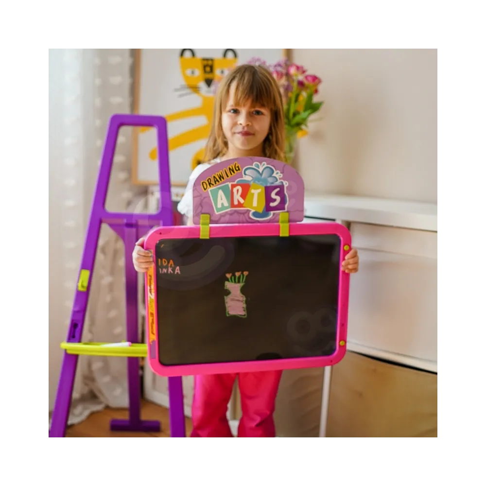 WOOPIE Tablica 3w1 Magnetyczna Suchościeralna Malowanie Światłem