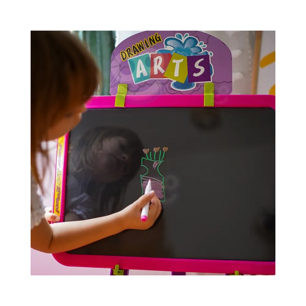 WOOPIE Tablica 3w1 Magnetyczna Suchościeralna Malowanie Światłem