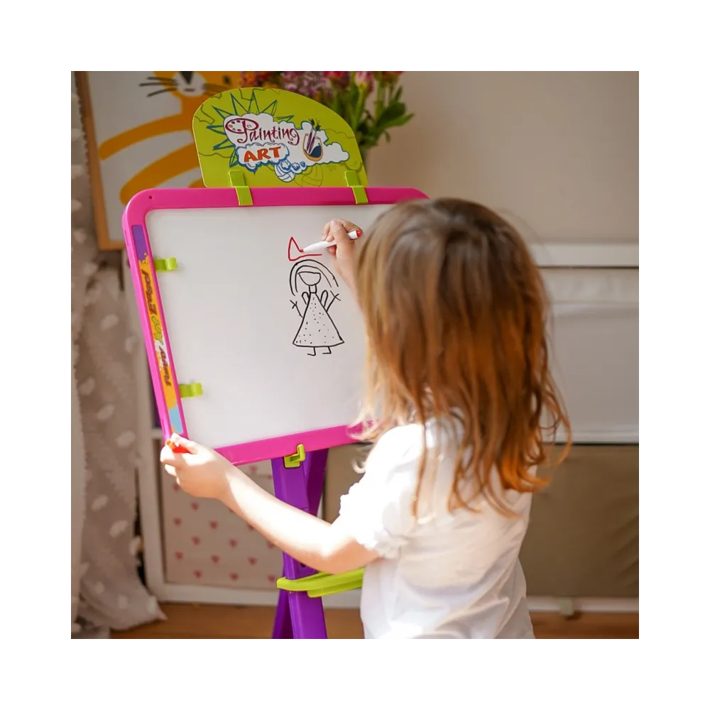 WOOPIE Tablica 3w1 Magnetyczna Suchościeralna Malowanie Światłem