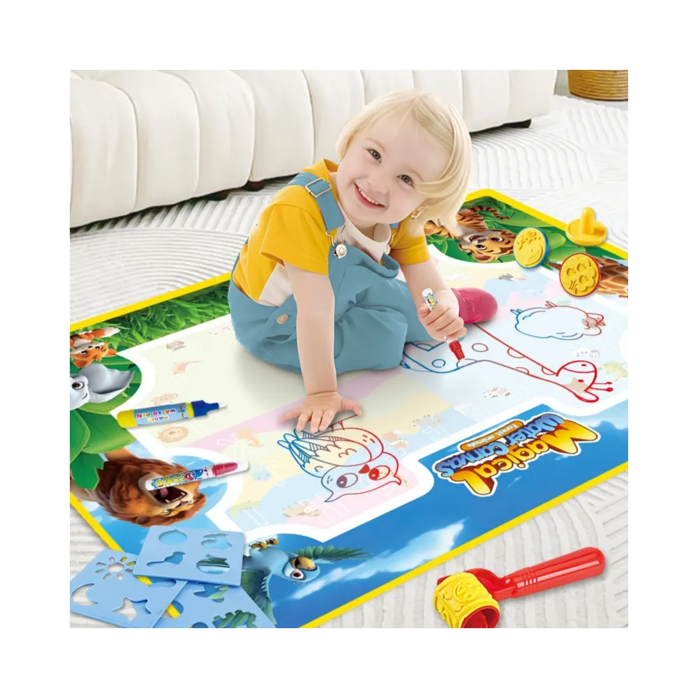 WOOPIE Mata Wodna do Malowania Safari Literki Cyferki