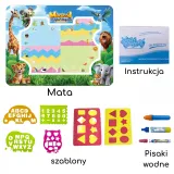 WOOPIE Mata Wodna do Malowania Safari Literki Cyferki