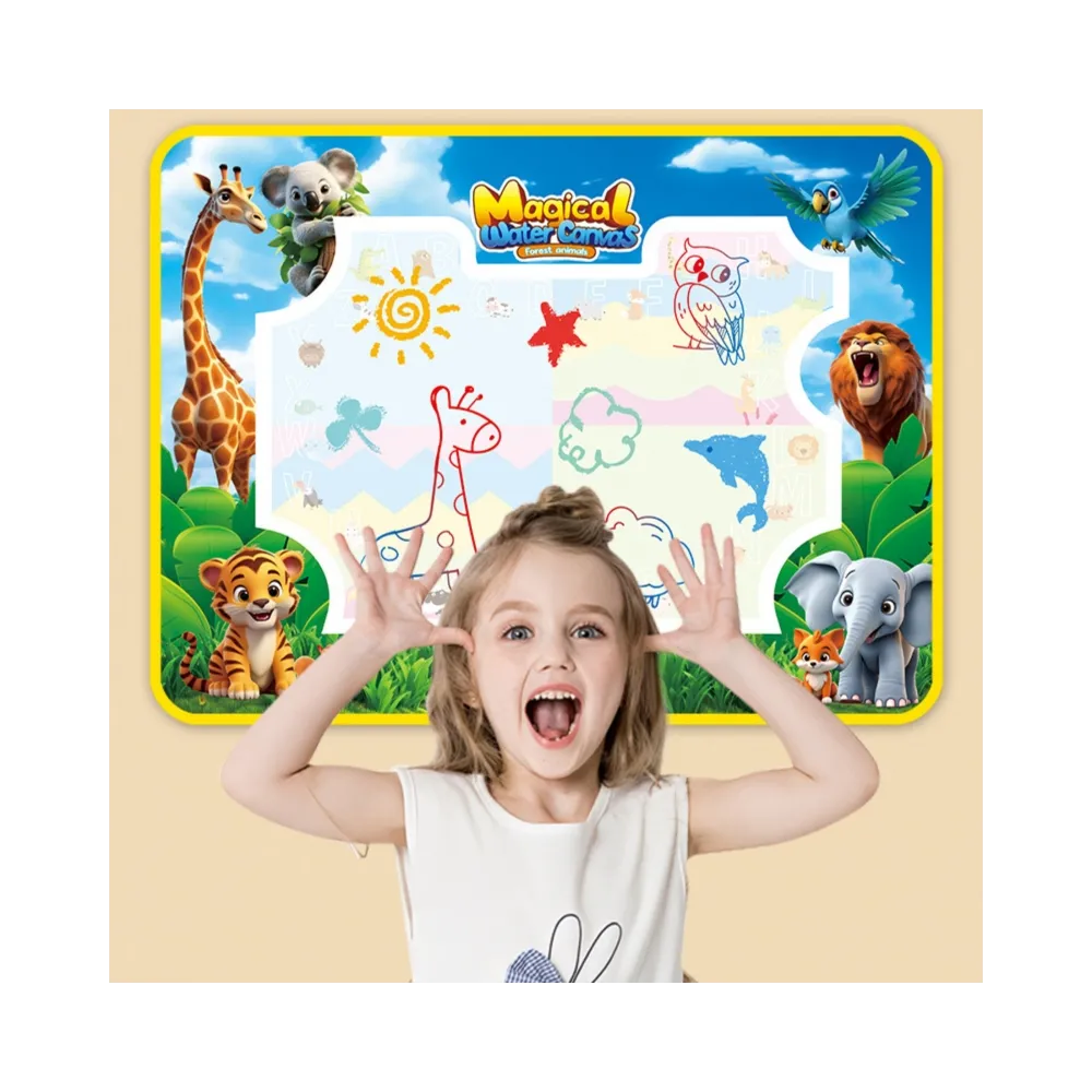 WOOPIE Mata Wodna do Malowania Safari Literki Cyferki