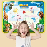 WOOPIE Mata Wodna do Malowania Safari Literki Cyferki