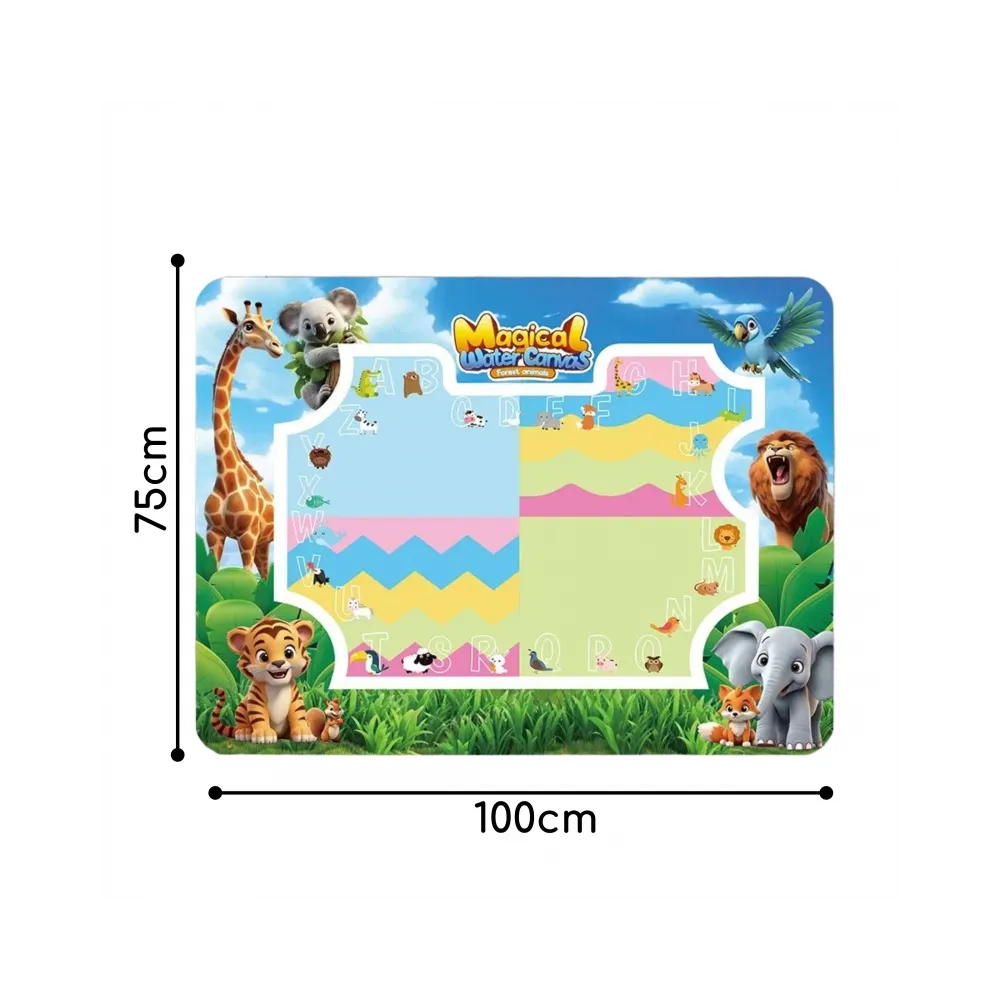 WOOPIE Mata Wodna do Malowania Safari Literki Cyferki