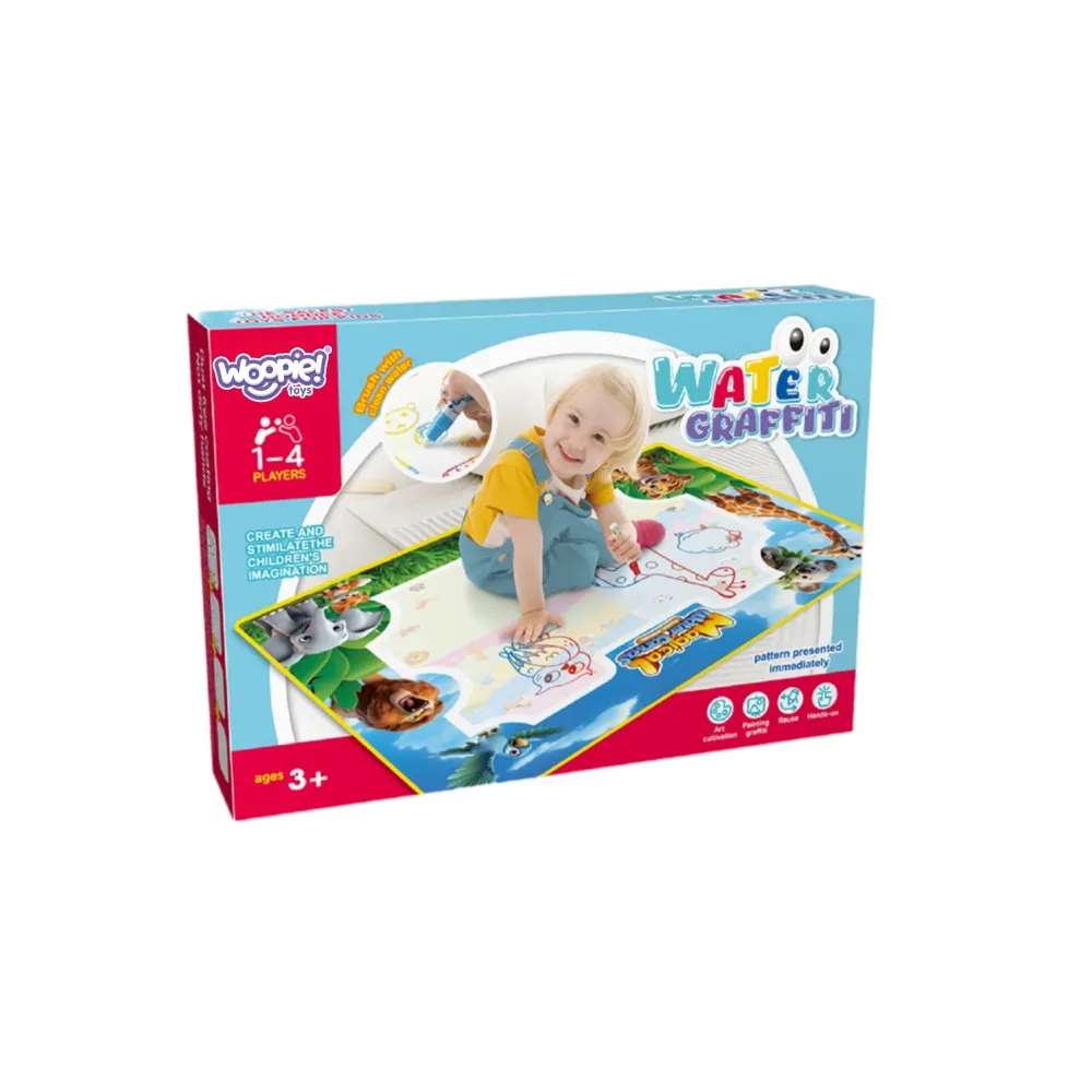 WOOPIE Mata Wodna do Malowania Safari Literki Cyferki