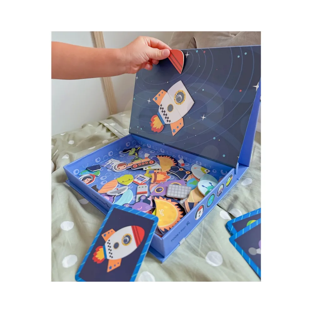 TOOKY TOY Układanka Magnetyczna Kosmos Puzzle