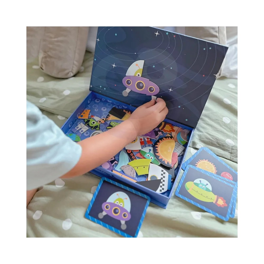 TOOKY TOY Układanka Magnetyczna Kosmos Puzzle