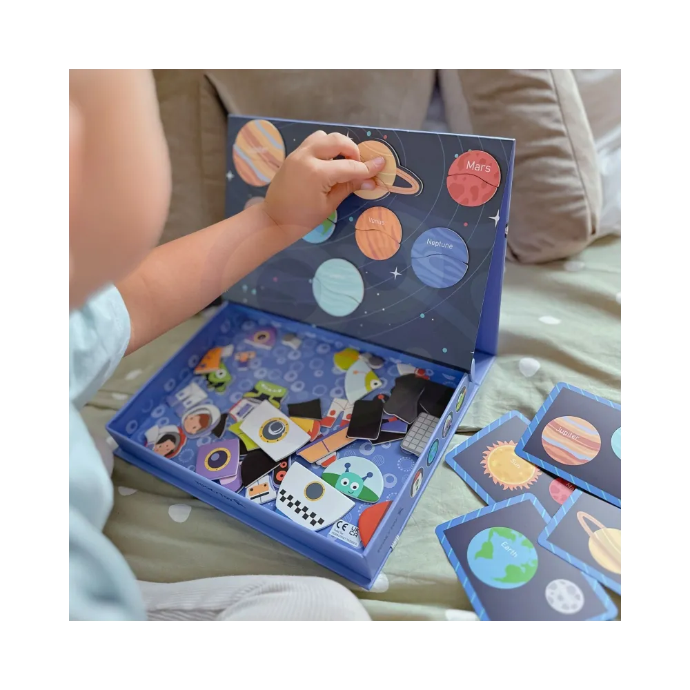 TOOKY TOY Układanka Magnetyczna Kosmos Puzzle