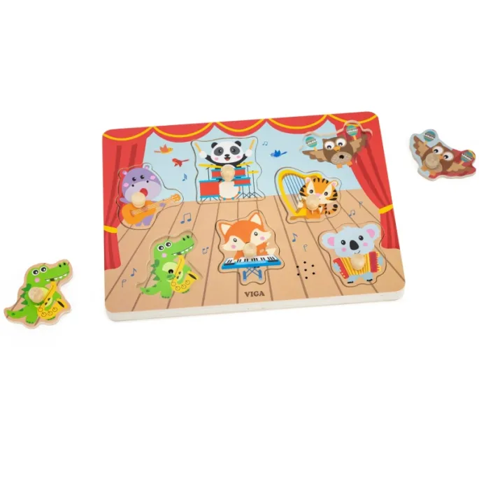 Edukacyjna układanka dla małych miłośników dźwięków