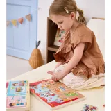 VIGA Puzzle Dźwiękowe Dopasuj Muzykujące Zwierzęta